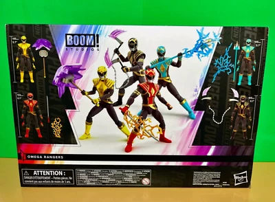 Hasbro 2024 - Power Rangers Lightning Collection Omega Rangers paquete de 4 - exclusivo Foto 1 de 4