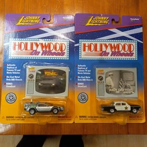 Johnny Lightning Hollywood on Wheels Back to The Future & Andy Griffith Show (2) - Picture 1 of 10