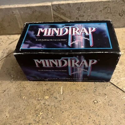 Vintage 90s Mindtrap Card Thinking Game Mind Challenge 1991 Ed Pressman - Image 1 of 4