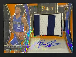 2023-24 Panini Select Dereck Lively II RC Auto Patch Orange /30 - Picture 1 of 2