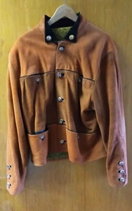 Trachten Wildlederjacke Größe 50 - Bild 1 von 9