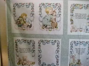 Daisy Kingdom Fabric Memory Lane Toy Treasures Picture Book Panel Vtg USA 3551 - Picture 1 of 7