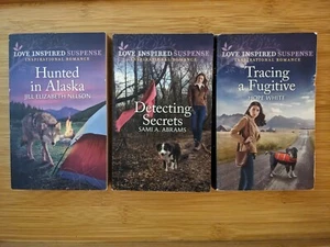 Lot Of 3 Hunted In Alaska, Detecting Secrets, Tracing A Fugitive Love Inspired  - Picture 1 of 2