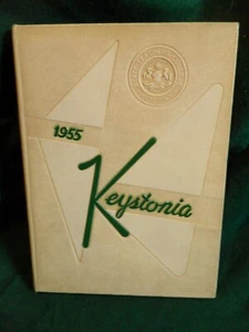 1955 Keystonia -  Kutztown State teachers College Yearbook, Kutztown, PA - Bild 1 von 3