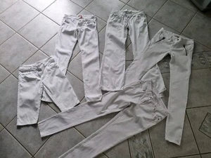 Praxishose Berufsbekleidung Jeans 34 und 36 weiß Set 4 plus 1 gratis - Bild 1 von 6