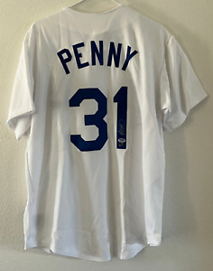 Brad Penny Los Angeles Dodgers Signed Autographed Majestic Jersey PSA DNA