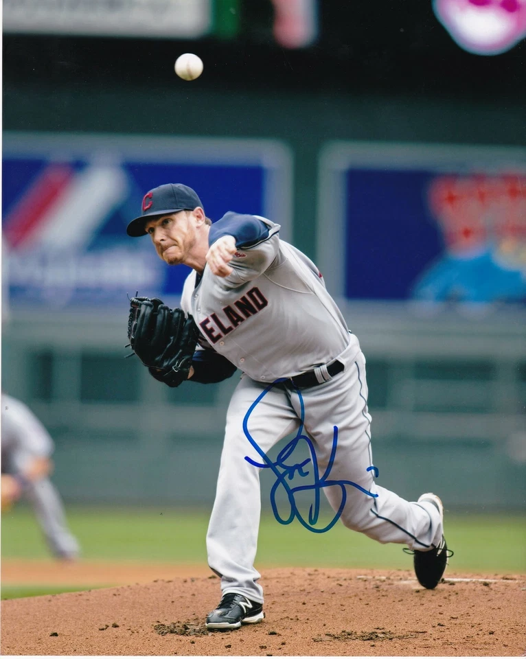 SCOTT KAZMIR INDIOS CLEVELAND ACCIÓN FIRMADO 8x10 Foto 1 de 1