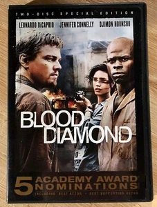 BLOOD DIAMOND DVD 2-DISC SPECIAL EDITION Leonardo DiCaprio Africa LIKE NEW - Imagen 1 de 5