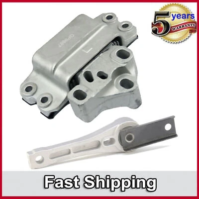 Manual Trans & Rear Torque Strut Mount 2PCS For 2009-2016 Volkswagen Tiguan 2.0L - Image 1 of 4