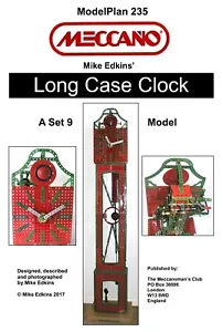 Meccano Model Plan - Long Case Clock - Picture 1 of 1