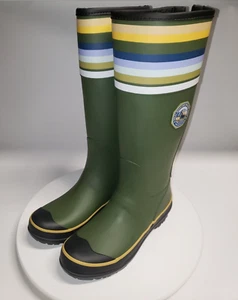 Pendleton Rain Boots Womens 7 EU38 Wellies Rubber Tall Rocky National Green NEW - Picture 1 of 17
