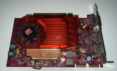 HP ATI Radeon HD 3650 102-b38101 PCI Graphics Video Card Full Profile Display X2 - Image 1 of 4