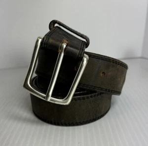 Herren rote Flügel Ledergürtel Gr. 48 braun - Bild 1 von 8