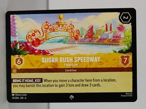 Sugar Rush Speedway - Azurite Sea - 35/204 - Lorcana TCG - Súper Raro - Imagen 1 de 6