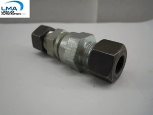 ERMETO ORIGINAL EO 12S CONNECTOR NON-RETURN VALVE 1/2" NPT 1/4" FNPT - Imagen 1 de 3