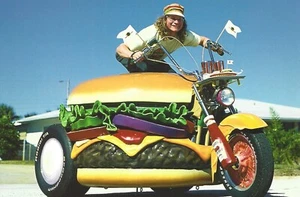 Postcard HAMBUGER HARLEY from HAMBURGER HARRY - Picture 1 of 2