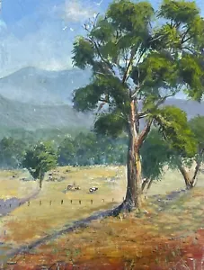 Landscape impressionist Art trees nature escapist Original painting Gary Yeomans - Picture 1 of 11