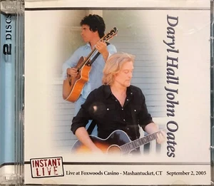 Hall and Oates INSTANT LIVE Foxwoods Casino Mashantucket, CT 9/2/2005 2CDs MINT! - Imagen 1 de 2