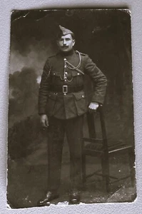 Carte photo Militaire Belge entre deux guerre 39-45 WW2 14-18 WW1 - Foto 1 di 2
