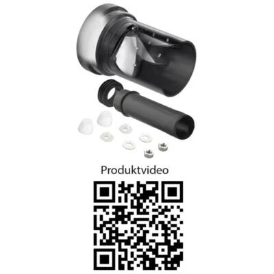 Haas Fremdeinspülstopp Rattenstop OHA DN90 mit Spülrohrverbinder Set Nr. 3337 - Bild 1 von 2