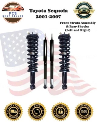 FCS Auto Parts OE Front Struts & Rear Shock for Toyota Sequoia 4.7L 2001-2007 - Image 1 of 4