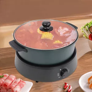 Electric Hot Pot BBQ Oven Cooker Grill Frying Pan 1350W Portable 220v NEW New - Picture 1 of 25