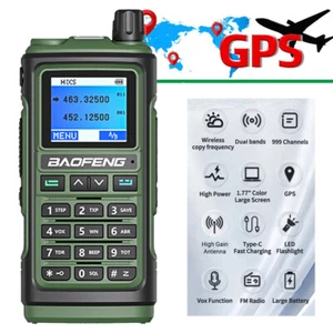 Baofeng UV-17 UHF VHF GPS Walkie Talkie Long Range Dual Band Two-Way Radios - Picture 1 of 12