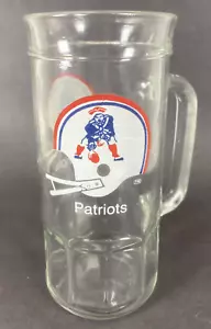 Taza de fútbol americano de 7” New England Patriots cerveza cacahuete logotipo antiguo - vintage - Imagen 1 de 6