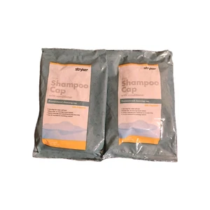 Stryker Sage Shampoo Cap mit Conditioner Vorbefeuchtet Reinigungskappe Spülfrei - Bild 1 von 4