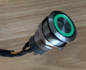 Replacement GREEN Lighted Button for EV Rider  AF (S19AF) Mobility Scooter - Picture 1 of 3