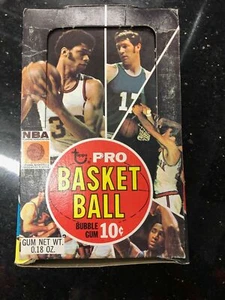 Scatola cera basket Topps originale 1970-71 (vuota) ~ Buone condizioni! spedizione gratuita - Foto 1 di 3