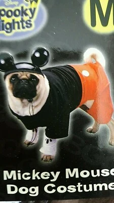 Pequeño, 8-12", DISFRAZ DE MICKEY MOUSE PARA PERROS Y MASCOTAS, HALLOWEEN, por JAKKS Foto 1 de 3