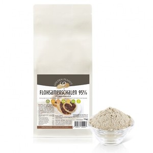Flohsamenschalen Pulver 1kg fein gemahlen Psyllium indisch 60 mesh