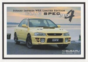 Subaru Impreza WRX Club Spec Evo 4 N Series Brochure - Picture 1 of 2
