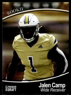 2021 SAGE Premier Draft Jalen Camp Georgia Tech Yellow Jackets #67 - Image 1 of 2