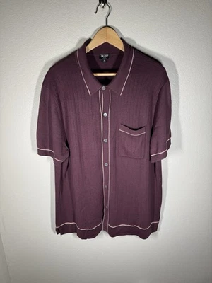 Todd Snyder Ribbed Sweater Polo Men’s Size XL Cotton Silk (Missing Button) - Image 1 of 4