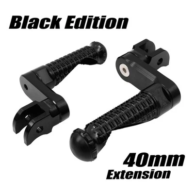 MPRO 1.5 inch Adjustable Black Front Foot Pegs For Ducati 1098 S/R/EVO 07 08 09 Foto 1 de 4