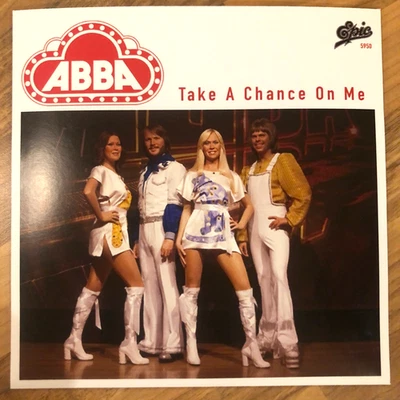 ABBA Take a Chance on Me 45 7" Vinyl Single record with unique Sleeve - Image 1 of 4