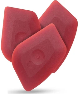 3PCS Plastic Pan Scraper Dish Food Scraper Kitchen Tool Red - Picture 1 of 5