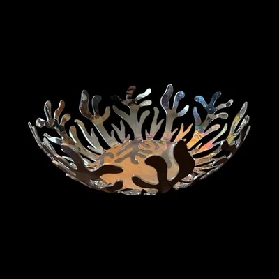 Alessi of Italy "Soporte Frutero Mediterráneo" Cuenco Pulido Acero Inoxidable 11.5” Foto 1 de 3