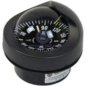Compass 85mm Flushmount Black Boat Marine Sea Fishing - Picture 1 of 1