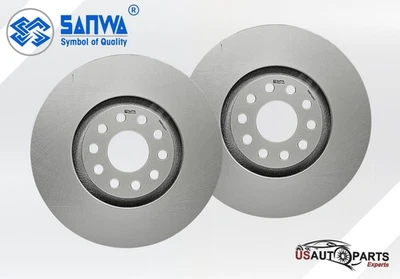 SET OF 2 FRONT BRAKE ROTOR VENTED & COATED 321 MM FOR AUDI A4 QUATTRO 2000-2009 — 第 1/4 张图片