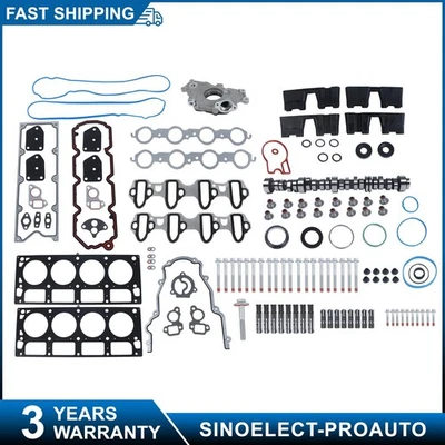 Set of AFM Lifter Kit Camshaft Oil Pump Gasket Set For Chevy GM 5.3L 2007-2013 Foto 1 de 4