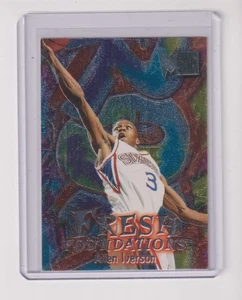 1996-97 FLEER METAL FRESH FOUNDATIONS #236 ALLEN IVERSON - PHILADELPHIA 76ers - Picture 1 of 1