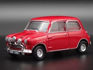 1959-1967 AUSTIN MINI COOPER S MK1 RED RARE 1:64 SCALE DIORAMA DIECAST MODEL CAR - Picture 1 of 7