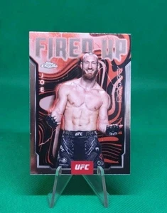 2025 Topps Chrome UFC Fired Up Joe Pyfer - Picture 1 of 1