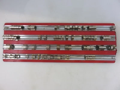 Mac Tools SH444B Suporte de Trilho Soquete Bandeja Caddy Organizador 1/4" 3/8" 1/2" Vintage - Imagem 1 de 4