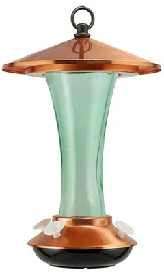 Woodlink Mid-Century Coppertop Hummingbird Feeder, 15 oz. - Image 1 of 2