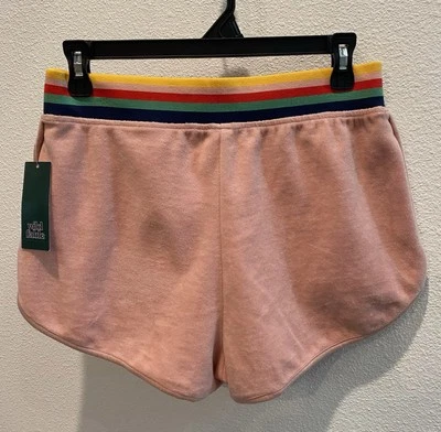 Wild Fable Pink 2022 Velvet Soft Shorts- Women's Sz Small -Retro New With Tags - Image 1 of 4