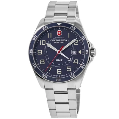 New Victorinox Swiss Army Fieldforce GMT Classic Blue Dial Men's Watch 241896 - Image 1 of 4